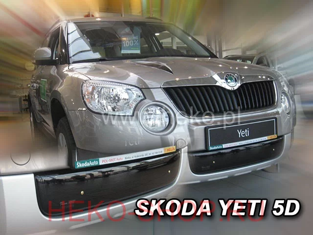 Зимняя защита радиатора для SKODA YETI 2009-2013 Нижняя часть. купить в Москве, цена 2 700 рублей в интернет-магазине HEKO-SHOP.RU